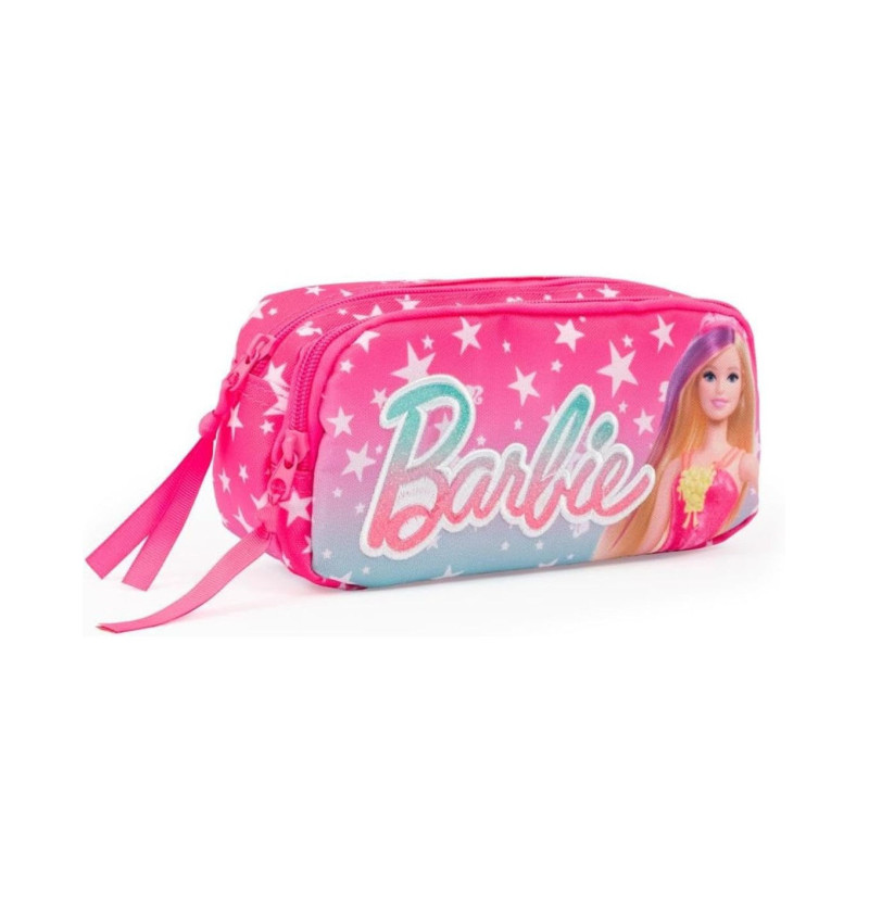 Bustina maxi 2 zip Barbie