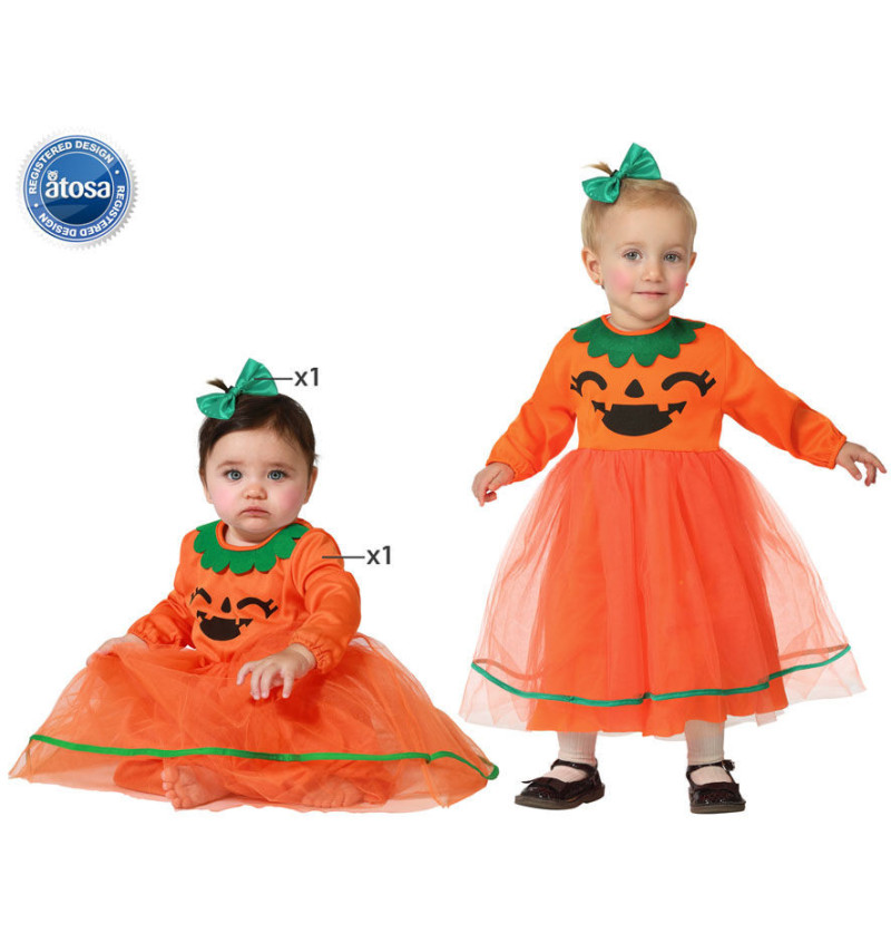 Costume zucca 6-12 mesi