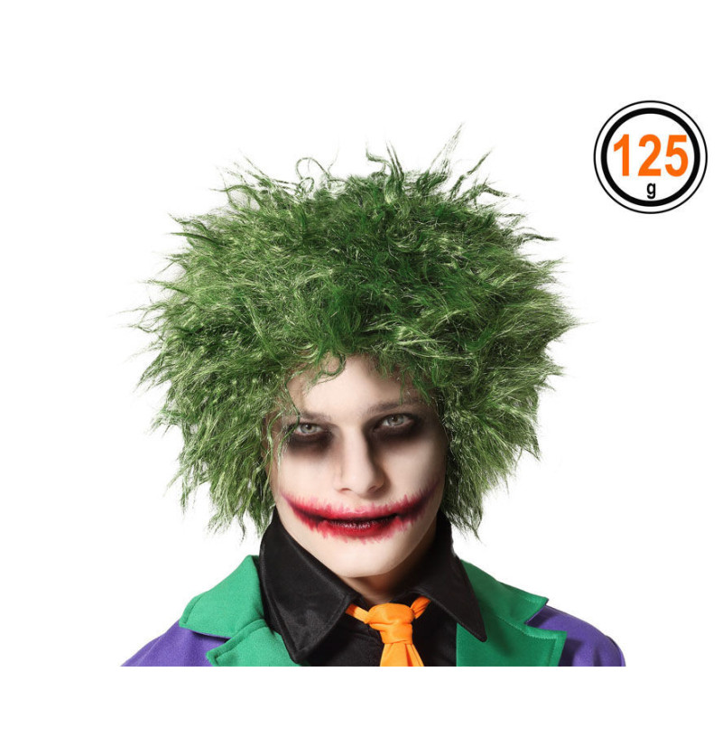 Parrucca clown verde