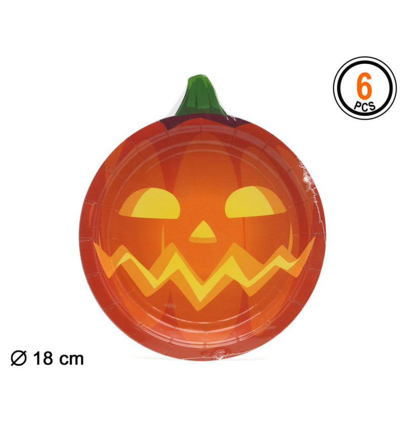 Piatti Halloween 6pz