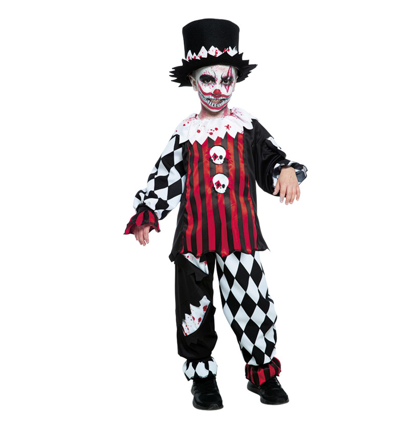 Costume Horror Clown 5-10 anni